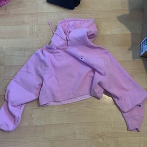 Pink champion hoodie